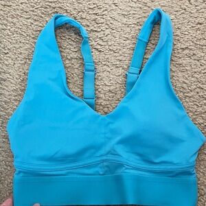 Fabletics Caribbean Blue Sports Bra